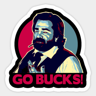 Jackie Daytona Go Bucks! Sticker